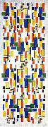 Theo van Doesburg Colour design for a chimney USA oil painting artist
